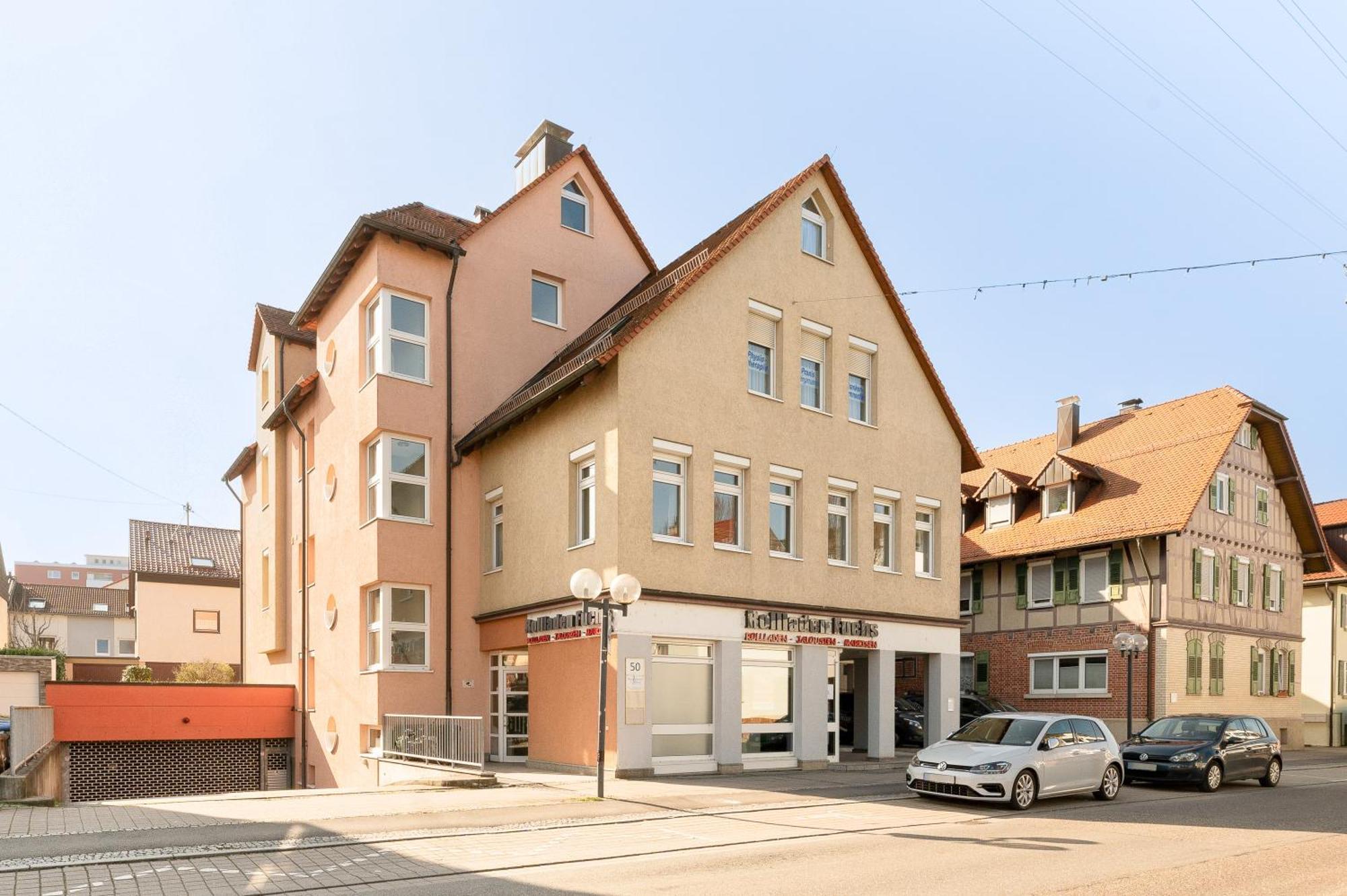 Helle Zentrumsnahe Familienfreundliche Ferienwohnung Fellbach Buitenkant foto